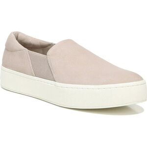 BRAND NEW VINCE WARREN SUEDE SLIP-ON SNEAKERS (the color is PEARL)